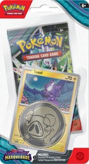 Pokemon SV6 Twilight Masquerade Checklane Blister - Toxel